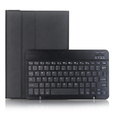 Case + keyboard Samsung Galaxy Tab A9+, Leather Pen Slot, black