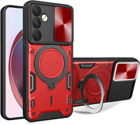 Armor case for Samsung Galaxy M55 5G, CamShield Slide, red