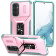 Armored case for Samsung Galaxy A54 5G, armored Slide Ring, pink