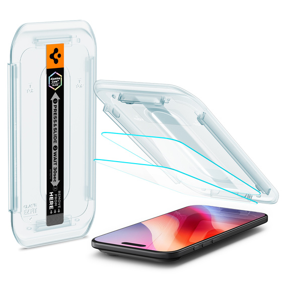 Spigen Glas.TR EZ Fit tempered glass for iPhone Air (2 pieces)