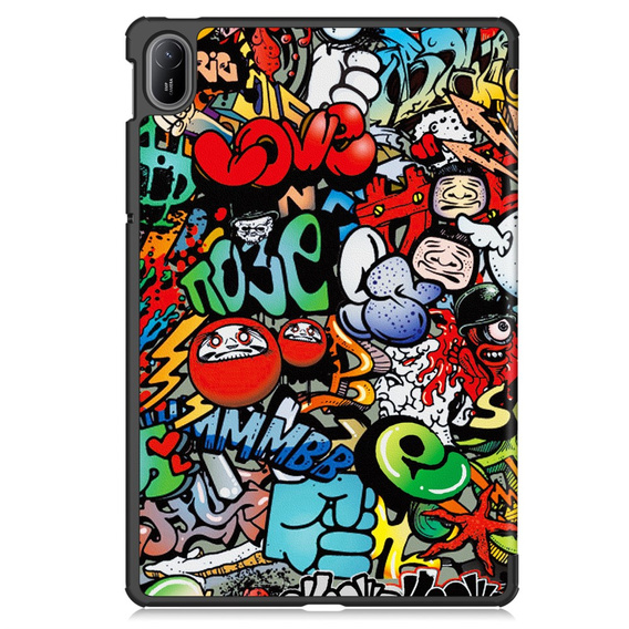 Case for Huawei MatePad SE 11 2024, Smartcase, graffiti