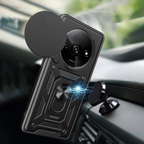 Case for Xiaomi Redmi A3, CamShield Slide, black