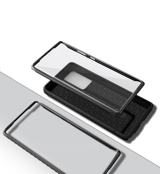 Case for Samsung Galaxy Note 20 Ultra, Suritch Basic (Two Frames), black