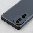 Flap case for Honor 70 5G, Side View, black