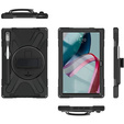 Armored Case for Lenovo Tab P11 Pro Gen 2 TB132FU TB132XU 11.2", protective 360 with stylus slot, black