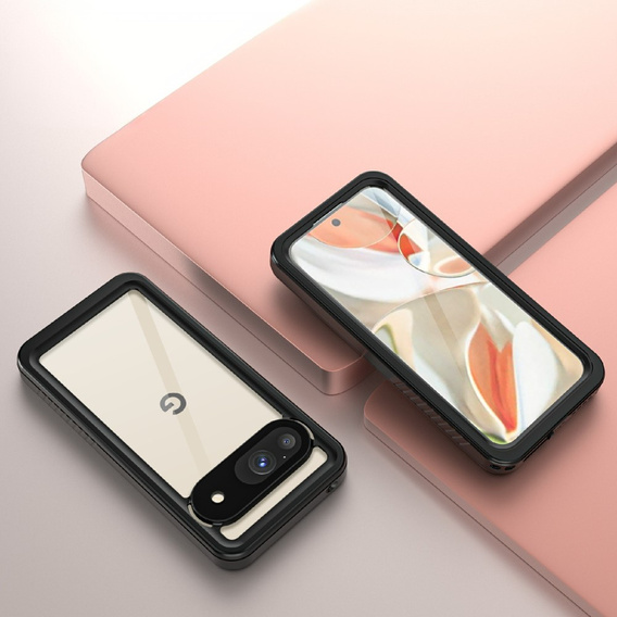 IP68 Waterproof Case for Google Pixel 9, Redpepper, black