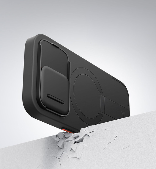 Case for iPhone 16 Pro, Suritch Shockproof, for MagSafe, black