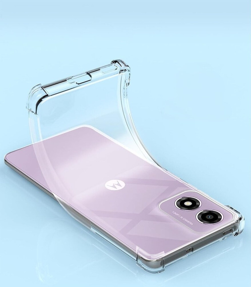 Case for Motorola Moto E14, Dropproof, transparent