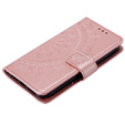 Flip case for Motorola Moto G71 5G, Mandala, blue