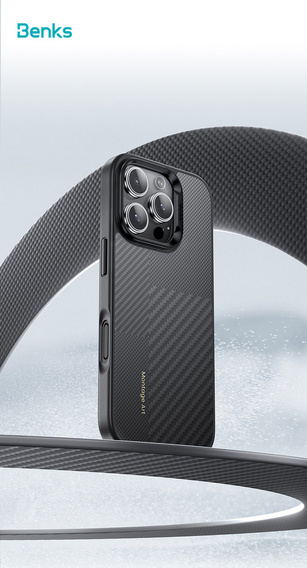Benks Montage Magnetic Armor Pro Kevlar (600D/1500D) case for iPhone 16 Pro