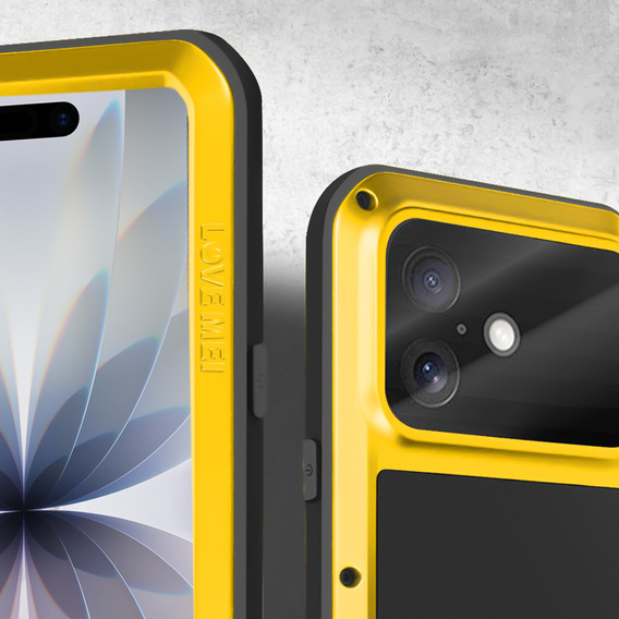 Armoured case with tempered glass for iPhone 17