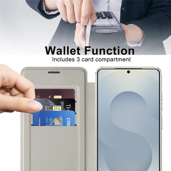 RFID Wallet MagSafe flip case with camera protection for Samsung Galaxy S26 Ultra