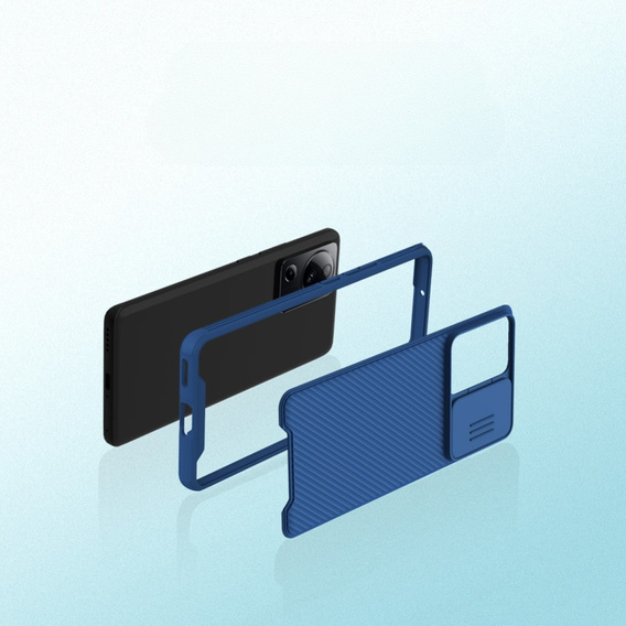 Case for Xiaomi 13 Lite, Armored Nillkin, CamShield Pro, blue