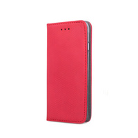 Case for Oppo Reno 11F 5G Smart Magnet, red + 9H glass