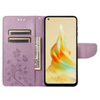 Flip case for Oppo Reno8 T 4G, Mandala Flower, purple
