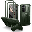 Armored case for Samsung Galaxy S25, Dexnor Full Body (Two Frames), green