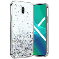 Case for Xiaomi Redmi 8A, Glittery, transparent