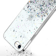 Case for iPhone 7/8/SE 2020/SE 2022, Glittery, transparent