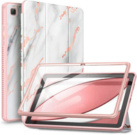 Case for Samsung Galaxy Tab A7, Suritch Full Body Basic Marble, pink