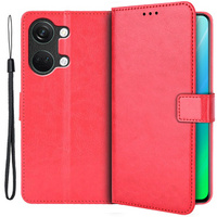Flip case for OnePlus Nord 3 5G, Crazy Horse Wallet, red