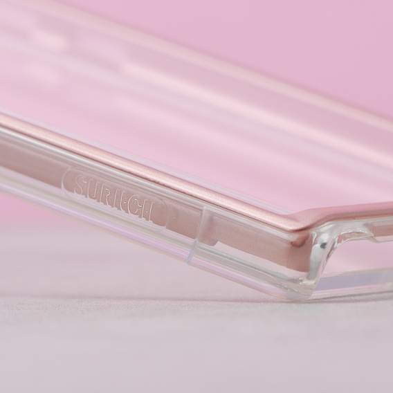 Case for Samsung Note 20 Ultra, Suritch Full Body, clear / rose gold