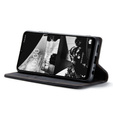 CASEME case for Samsung Galaxy M33 5G, Leather Wallet Case, black