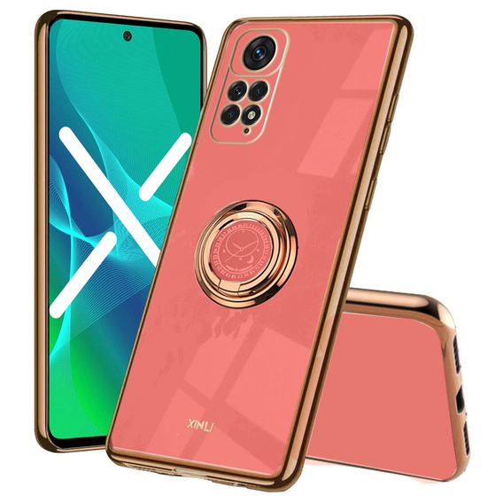 Case for Xiaomi Redmi Note 11 / 11S, Electro Ring, red