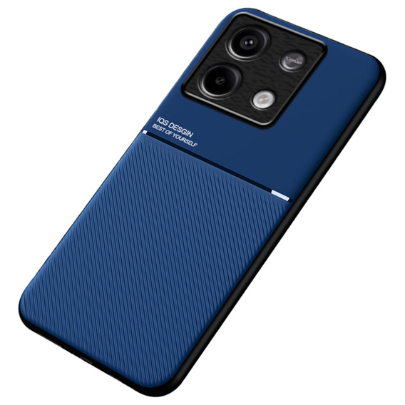 Case for Xiaomi Redmi Note 13 5G, with magnetic grip plate, blue