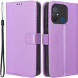 Flip case for Xiaomi Redmi 12C, Wallet, Smart Magnet, purple