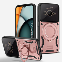 Armored Case for Xiaomi Redmi A3, Magnetic Ring, pink
