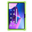 Silicone case for Lenovo Tab M10 Plus 10.6 Gen 3 TB-125F TB-128F, Impact, armor, green