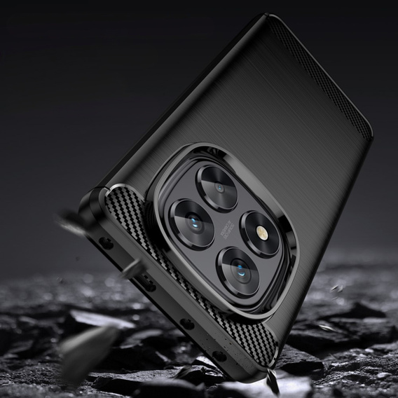 Case for Xiaomi Redmi Note 14 Pro, Carbon, black