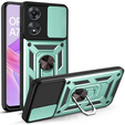 Case for Oppo A78 5G, CamShield Slide, green