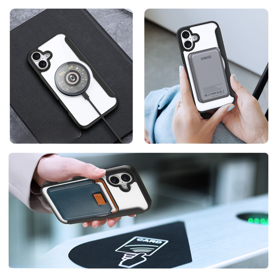 Dux Ducis Case for iPhone 16 Plus, Skin X Pro, MagSafe, black
