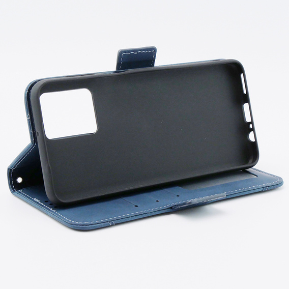 Flip case for Motorola Moto G54 5G, Card Slot, blue