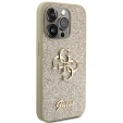 GUESS Fixed Glitter Big 4G Logo Case for iPhone 15 Pro