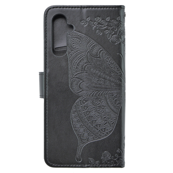 Flip case for Samsung Galaxy M34 5G, Butterfly, black