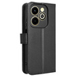 Flip case for Infinix Hot 40i, Wallet Smart Magnet, black