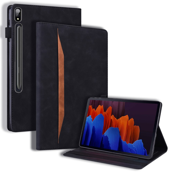 Case for Samsung Galaxy Tab S10 FE+ Plus, Classic, with space for stylus, black