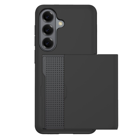 Case with card holder for Samsung Galaxy A57 5G, black