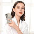 Case for Samsung Galaxy S25+ Plus, for MagSafe, ERBORD Matt Case, grey + Screen Glass