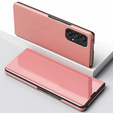 Case for Samsung Galaxy A53 5G, Clear View, pink rose gold