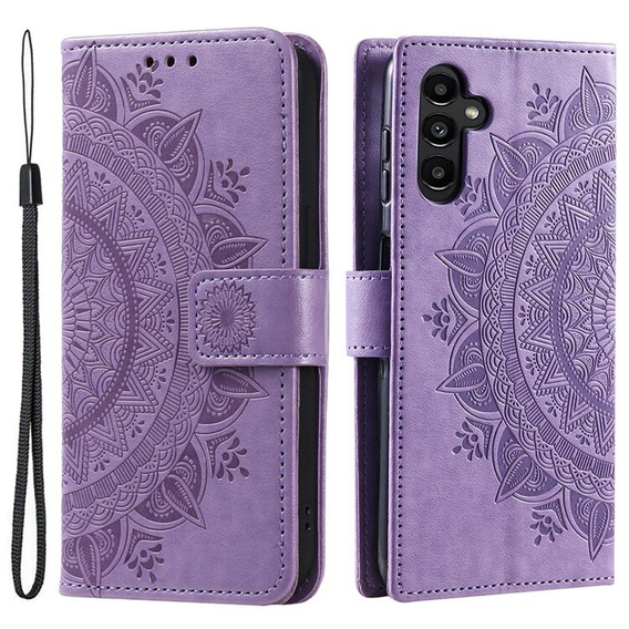 Flip case for Samsung Galaxy A55 5G, Mandala Flower, green