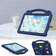 Children's case for Lenovo Tab M11, Cute Patterns, with stand, dark blue