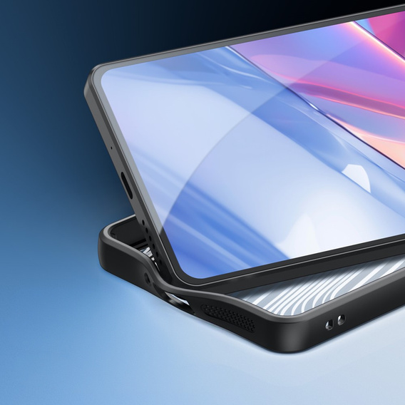 DuxDucis case for Xiaomi Redmi Note 13 5G, Aimo case, transparent / black