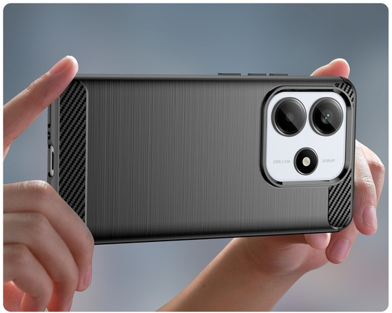 Case for Xiaomi Redmi Note 14 5G, Carbon, black