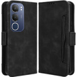 Flip case for Vivo Y19s, Card Slot, black