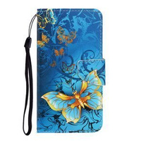 Flip case for Xiaomi Redmi 9A, Wallet, Butterfly blue
