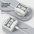 Retro silicone cassette case for Apple AirPods Pro 3