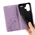 Flip case for Xiaomi Redmi Note 13 Pro+, Butterfly, purple